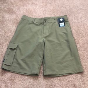 Boys under armour khaki shorts
